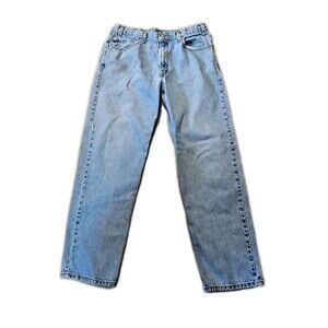 LEVI'S Jeans Mens 36x32 Denim Blue 550 Relaxed Tapered Med Wash